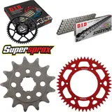 Kettensatz Alu rot für: HONDA XR250 R 90-95 13-48-108 DID520ZVM-X Endlos