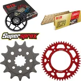 Chain Kit - ALU - red for: HONDA XR250 R 96-04 13-48-106 DID520ERT2(G&G) Clip