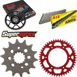 Chain Kit - ALU - red for: HONDA XR650 R 00-07 14-48-110 DID520VX3 endless