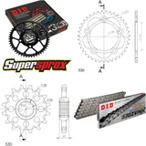 Kettensatz Alu schwarz für: HONDA CBR600 F 91-96 15-43-108 DID530ZVM-X Endlos