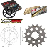 Kettensatz Alu schwarz für: HONDA CBR600 FS Sport 01-10 16-46-108 DID525ZVM-X(G&G) Niet
