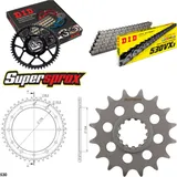 Chain Kit - ALU - black for: HONDA VFR800 F Interceptor 07 16-43-110 DID530VX3 endless