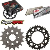 Chain Kit - ALU - black for: HONDA VT750 DC1 Black Widow 0 17-42-122 DID525ZVM-X(S&S) endless