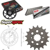 Chain Kit - ALU - black for: HONDA VT750 DC2 Black Widow 0 17-41-124 DID525ZVM-X rivet