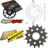 Chain Kit - ALU - black for: HONDA CBF1000 F 06-10/CBF1000 16-43-120 DID530VX3(G&B) rivet