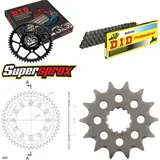Kettensatz Alu blau für: YAMAHA YZ426 F 00-02 14-48-114 DID520 Clip
