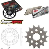 Kettensatz Alu blau für: YAMAHA WR450 F 03-06 14-51-116 DID520ZVM-X(S&S) Niet