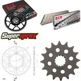 Kettensatz Alu schwarz für: YAMAHA YZF600 R6 >530< 03-05/ 16-48-116 DID530ZVM-X(S&S) Niet