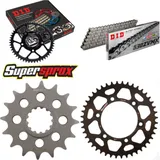 Kettensatz Alu schwarz für: YAMAHA FZS1000 Fazer 01-05 16-44-116 DID530ZVM-X Niet