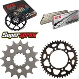 Chain Kit - ALU - black for: YAMAHA FZS1000 Fazer 01-05 16-44-116 DID530ZVM-X(S&S) rivet