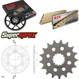 Chain Kit - ALU - black for: YAMAHA FZ1 /Fazer N/NA 06-15 17-45-122 DID530ZVM-X(G&G) rivet