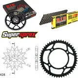Kettensatz Alu für: KAWASAKI KX80 17``/14`` >428< 97 13-49-118 DID428HD Clip