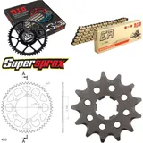 Kettensatz Alu schwarz für: KAWASAKI KX80 19``/16`` 89-91 13-54-126 DID420NZ3(G&B) Clip