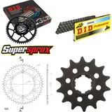 Chain Kit - ALU - black for: KAWASAKI KX500 85-85 14-46-112 DID520 Clip Chain Kit - ALU - black for: KAWASAKI KX500 85-85 14-46-112 DID520 Clip