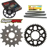 Kettensatz Alu schwarz für: KAWASAKI GPZ400 27PS 85-89 16-42-106 DID520NZ Clip