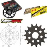 Kettensatz Alu schwarz für: KAWASAKI Z900 ABS 17- 15-44-114 DID525VX3(G&B) Endlos