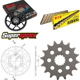 Kettensatz Alu schwarz für: KAWASAKI Z1000 03-06 16-42-112 DID525VX3(G&B) Endlos