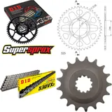 Kettensatz Alu schwarz für: KAWASAKI ZZR1100 95-01 17-44-110 DID530VX3 Endlos