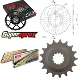 Chain Kit - ALU - black for: KAWASAKI ZZR1100 95-01 17-44-110 DID530ZVM-X(G&G) endless