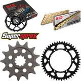 Kettensatz Alu schwarz für: SUZUKI RM-Z 250 04-06 13-48-116 DID520ZVM-X(G&G) Endlos