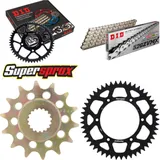 Kettensatz Alu schwarz für: SUZUKI RM-Z 450 05-07 14-49-116 DID520ZVM-X(S&S) Niet