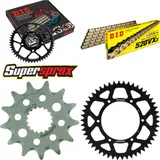 Kettensatz Alu schwarz für: SUZUKI RM-Z 450 13-14 13-50-114 DID520VX3(G&B) Niet