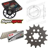 Kettensatz Alu für: SUZUKI DR800 S 91-93 15-47-116 DID520ZVM-X(S&S) Niet