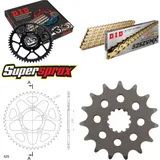 Kettensatz Alu schwarz für: SUZUKI GSF650 A /SA ABS 07- 15-48-118 DID525ZVM-X(G&G) Niet