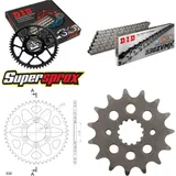 Kettensatz Alu schwarz für: SUZUKI GSX-R 1100 >530< 90-92 15-48-118 DID530ZVM-X Endlos