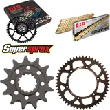 Chain Kit - ALU - black for: Gas Gas EC200 99-02/MC250 00-02 13-51-116 DID520ZVM-X(G&G) endless