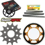 Kettensatz Stealth gold für: BETA RR300 Enduro 12-15/RR35 13-49-114 DID520NZ Clip