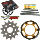 Chain Kit Stealth gold for: BETA RR400 Enduro 05-11/RR45 14-50-114 DID520NZ Clip