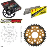 Kettensatz Stealth gold für: APRILIA RS125 Extrema/Replic 16-40-108 DID520VX3 Niet