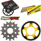 Chain Kit Stealth gold for: APRILIA SMV750 Dorsoduro 08-15 16-46-112 DID525VX3(G&B) endless