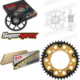 Kettensatz Stealth gold für: APRILIA NA850 Mana /GT 08-14 18-40-100 DID525ZVM-X(G&G) Niet