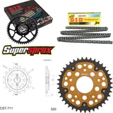 Chain Kit Stealth gold for: CAGIVA Cruiser 125 87-89 14-39-112 DID520NZ Clip Chain Kit Stealth gold for: CAGIVA Cruiser 125 87-89 14-39-112 DID520NZ Clip