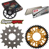 Kettensatz Stealth gold für: TRIUMPH Thunderbird 750 95-9 17-43-110 DID530ZVM-X(S&S) Endlos