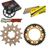 Chain Kit Stealth gold for: TRIUMPH Speedmaster 800 03-04 16-42-112 DID525VX3(G&B) endless
