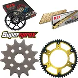 Kettensatz Stealth gold für: HONDA CR125 R 00-01/CR125 R 13-52-116 DID520ZVM-X(G&G) Niet