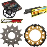 Kettensatz Stealth gold für: HONDA CR250 R 05-08 13-48-114 DID520 Clip Kettensatz Stealth gold für: HONDA CR250 R 05-08 13-48-114 DID520 Clip