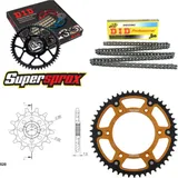 Chain Kit Stealth gold for: HONDA CRF230 F 04-08 13-50-114 DID520NZ Clip