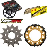 Kettensatz Stealth gold für: HONDA CRF450 R 09-16 13-48-116 DID520VX3(G&B) Endlos