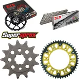 Kettensatz Stealth gold für: HONDA XR250 R 88-89 13-48-108 DID520ZVM-X Niet