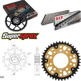 Chain Kit Stealth gold for: HONDA CB500 /R /S 94-03 15-40-108 DID525ZVM-X endless