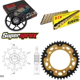 Chain Kit Stealth gold for: HONDA CBF500 04-08/CBF500 AB 15-41-116 DID525VX3(G&B) endless