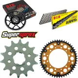 Chain Kit Stealth gold for: HONDA XR600 R 88-90 14-50-112 DID520VX3 Clip