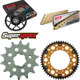 Kettensatz Stealth gold für: HONDA XR600 R 88-90 14-50-112 DID520ZVM-X(G&G) Niet