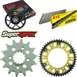 Kettensatz Stealth gold für: HONDA XR600 R [FR] 91-00 14-48-110 DID520VX3 Clip