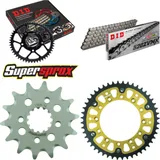 Kettensatz Stealth gold für: HONDA XR600 R [FR] 91-00 14-48-110 DID520ZVM-X Endlos