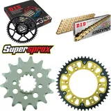 Kettensatz Stealth gold für: HONDA XR600 R [FR] 91-00 14-48-110 DID520ZVM-X(G&G) Niet